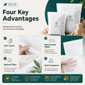 Fully Compostable Wood Pulp Non-Woven Packaging Mailer Bags