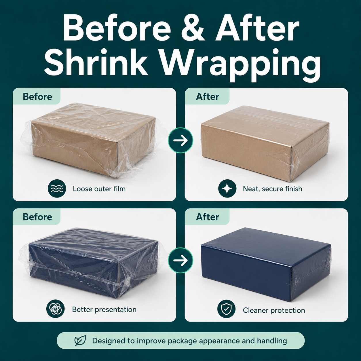 Compostable Shrink Film | PLA+PBAT Biodegradable Packaging Wrap for Retail & Shipping