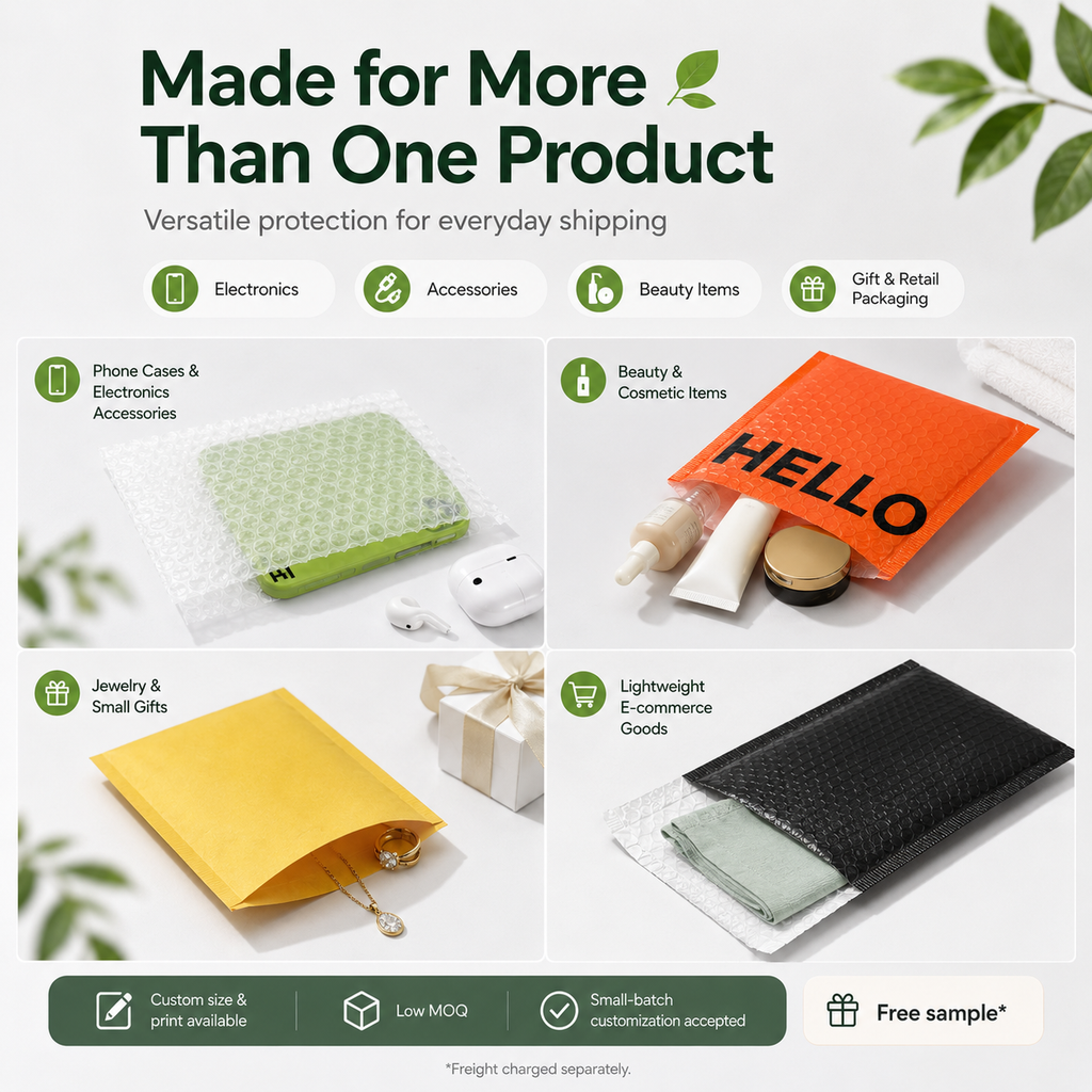 Custom Biodegradable Padded Mailers for E-commerce Packaging